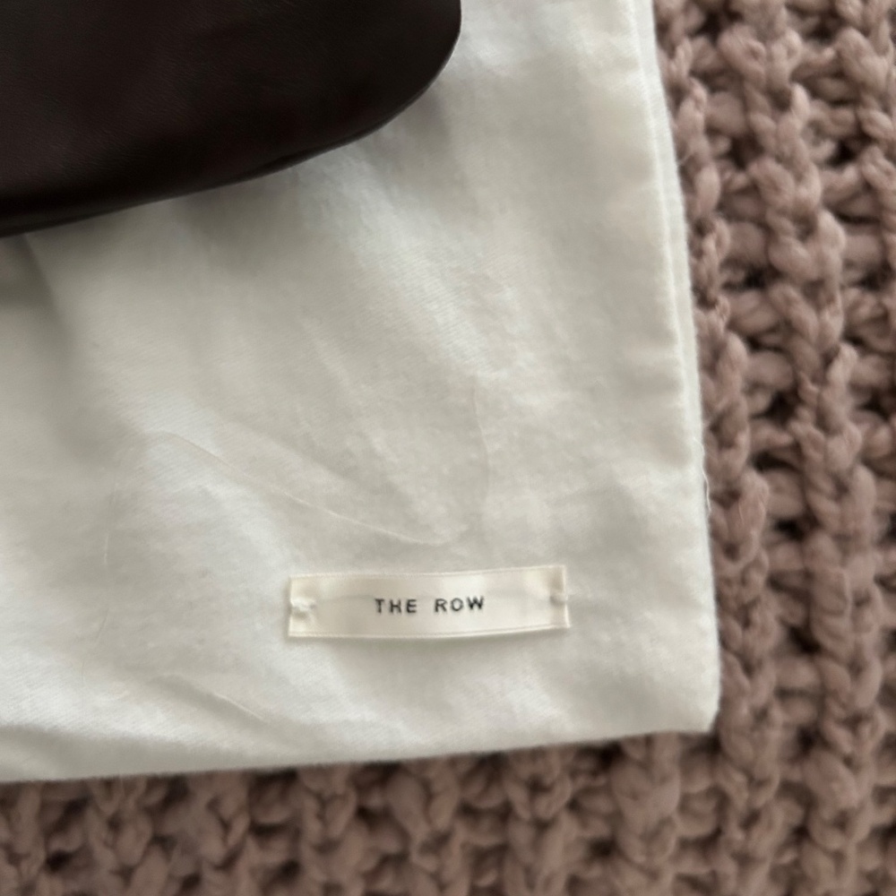 The Row  XL Bourse Bag in Dark Khaki - Picture 4 of 9